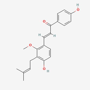 Chemical structure of Licochalcone C