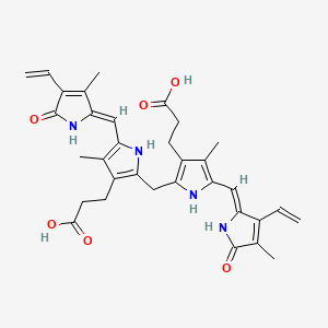 Chemical structure of Bilirubin
