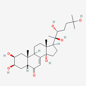 Chemical structure of Ecdysterone