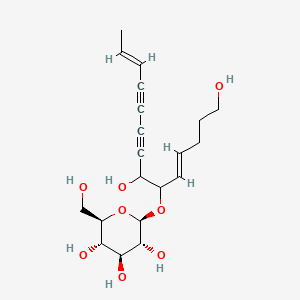 Chemical structure of Lobetyolin