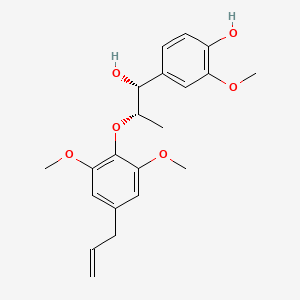 Chemical structure of Myrislignan