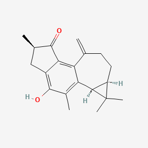 Chemical structure of Jatropholone B