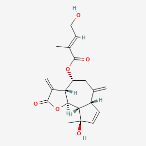 Chemical structure of Eupalinilide B