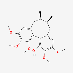 Chemical structure of Schisanhenol