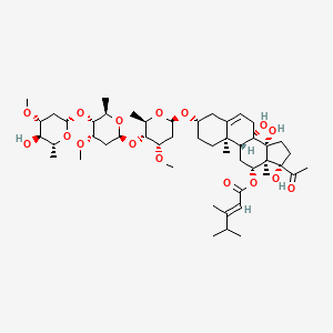 Chemical structure of Qingyangshengenin B
