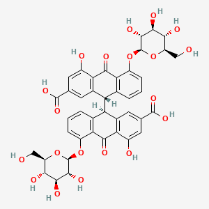 Chemical structure of Sennoside B