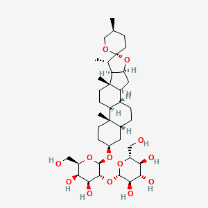 Chemical structure of Timosaponin A3