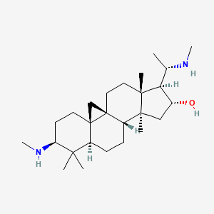 Chemical structure of Cyclovirobuxine