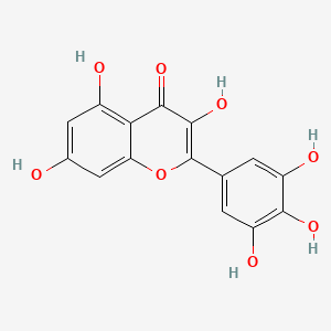 Chemical structure of Myricetin