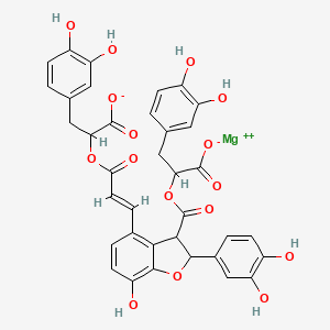 Chemical structure of Monomethyl lithospermate B