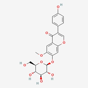 Chemical structure of Glycitin