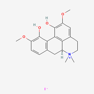 Chemical structure of Magnoflorine iodide