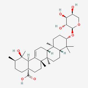 Chemical structure of Ziyuglycoside II