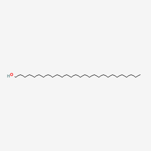 Chemical structure of Octacosanol