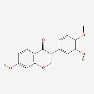 Chemical structure of Calycosin