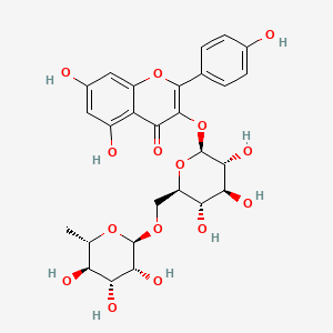 Chemical structure of Kaempferol-3-rutinoside