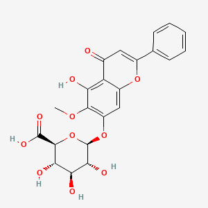 Chemical structure of Oroxyloside