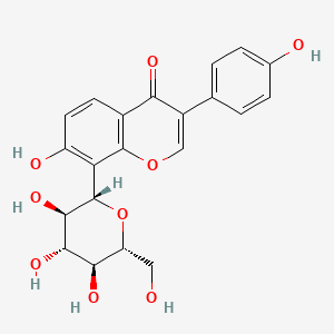 Chemical structure of Puerarin
