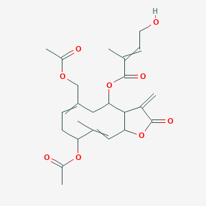Chemical structure of Eupalinolide B