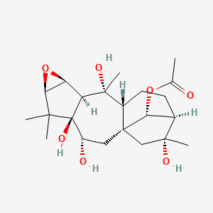 Chemical structure of Rhodojaponin V