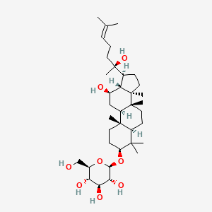 Chemical structure of Ginsenoside Rh2