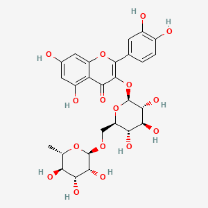 Chemical structure of Rutin