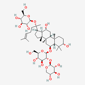 Chemical structure of Notoginsenoside R1