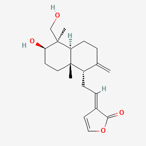 Chemical structure of Dehydroandrographolide