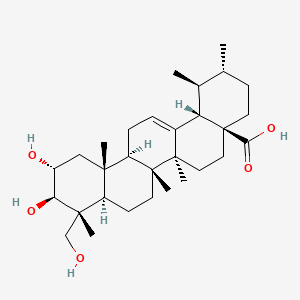 Chemical structure of Asiatic acid