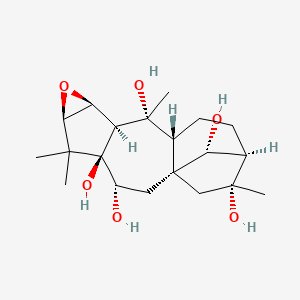 Chemical structure of Rhodojaponin-III