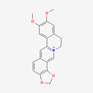Chemical structure of Epiberberine