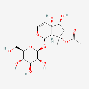 Chemical structure of 8-O-Acetylharpagide