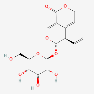 Chemical structure of Gentiopicrin