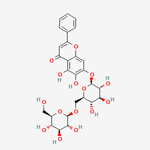 Chemical structure of Oroxin B