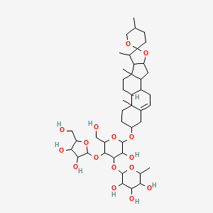 Chemical structure of Polyphyllin B