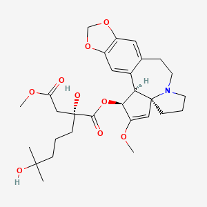 Chemical structure of Homoharringtonine