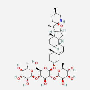 Chemical structure of Solamargine