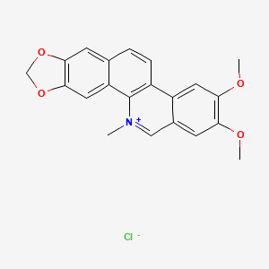 Chemical structure of Nitidine chloride