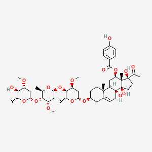 Chemical structure of Qingyangshengenin A