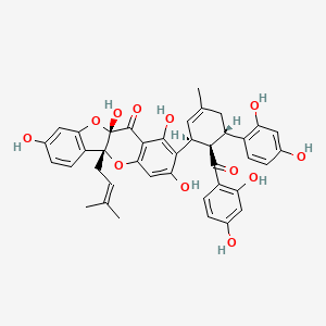 Chemical structure of Sanggenone C