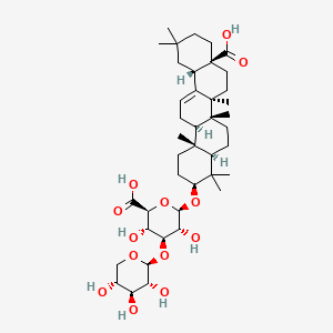 Chemical structure of Momordin Ic