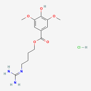 Chemical structure of Leonurine hydrochloride