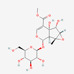 Chemical structure of Sesamoside