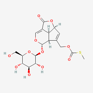 Chemical structure of paederoside