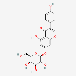 Chemical structure of Genistin