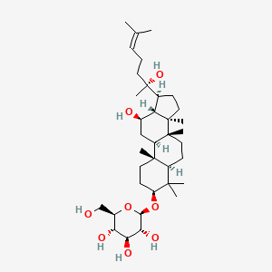 Chemical structure of (R) Ginsenoside Rh2