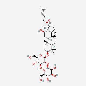 Chemical structure of Ginsenoside Rg3