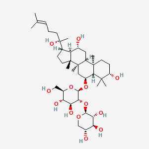 Chemical structure of 20(S)-NotoginsenosideR2