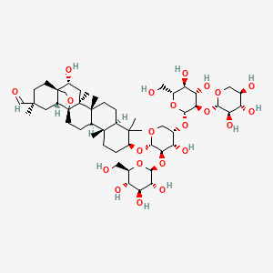 Chemical structure of Ardisiacrispin A