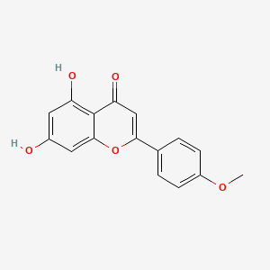 Chemical structure of Acacetin